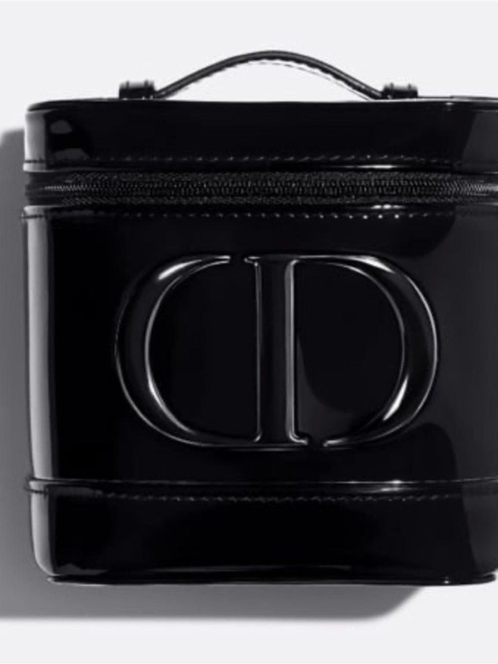 Dior Black Patent Cosmetic Vanity Case - Picture 3 of 4